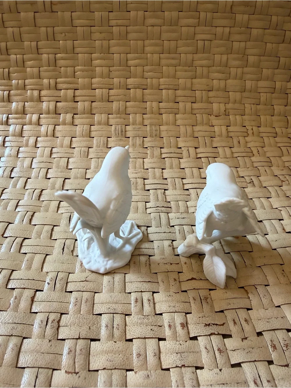 White Bisque Porcelain Bird Kaiser W. Germany Figurine (2) - Perfect